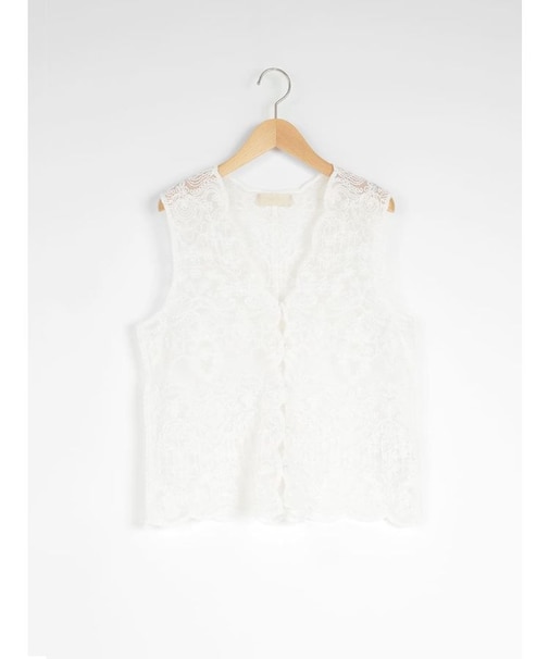 コードレースメッシュジレ