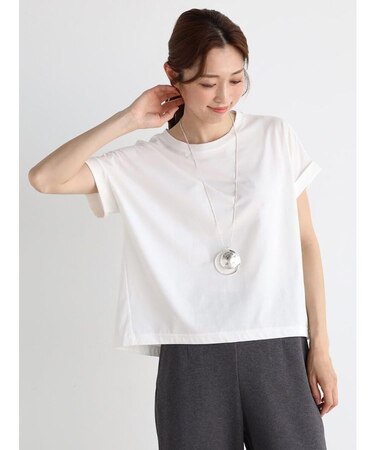 バックプレートロールアップTシャツ