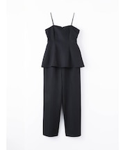 ジャガードペプラムオールインワン