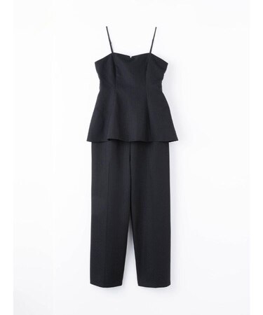 ジャガードペプラムオールインワン