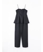 ジャガードペプラムオールインワン