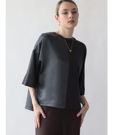 NORITAKE 異素材ドッキングカットソー