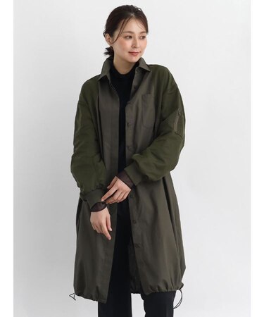 ドッキングステンカラーコート