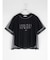 チュールレイヤードテキストロゴTシャツ