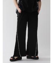 ストレッチフレアスリットパンツ