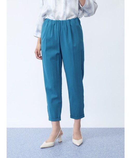 テーパードロールアップパンツ