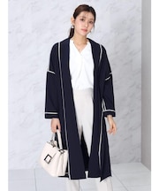 パイピングデザインリバーシブルコート