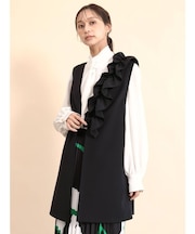 アシンメトリーフリルジレ