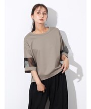 シアースリーブカットソー