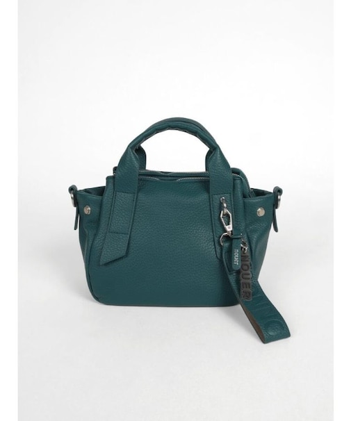 チャーム付きフェイクレザー2wayバッグ