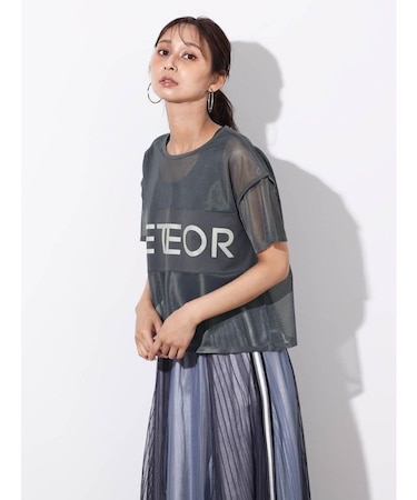メッシュロゴ切り替えプルオーバー
