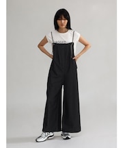 フロントタックワイドサロペット