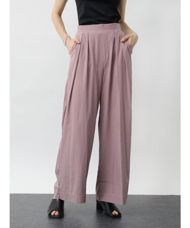 フロントタックワイドパンツ