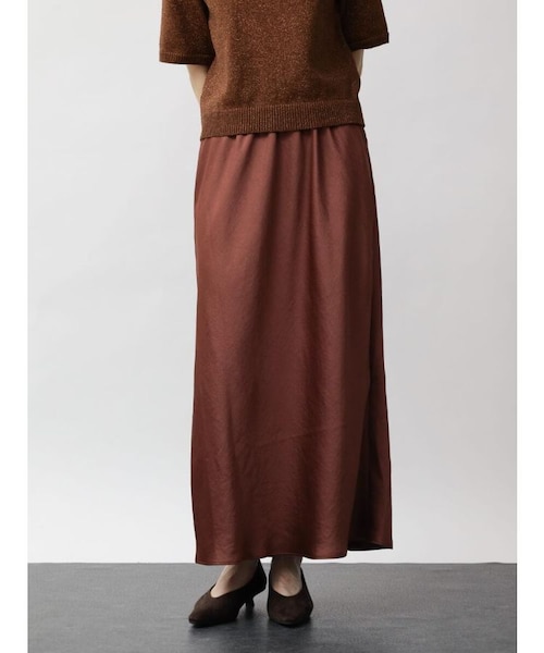 ★SPORTMAX★アウトレット★サテンストレートラインスカート♪♪ 楽天市場】ロングスカート サテンスカート レディース