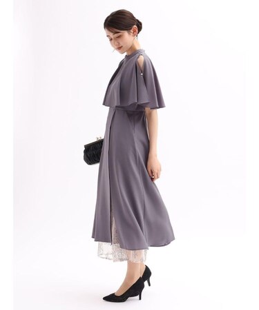 フリルショルダーカットオールインワン