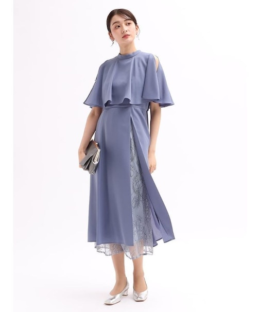 フリルショルダーカットオールインワン