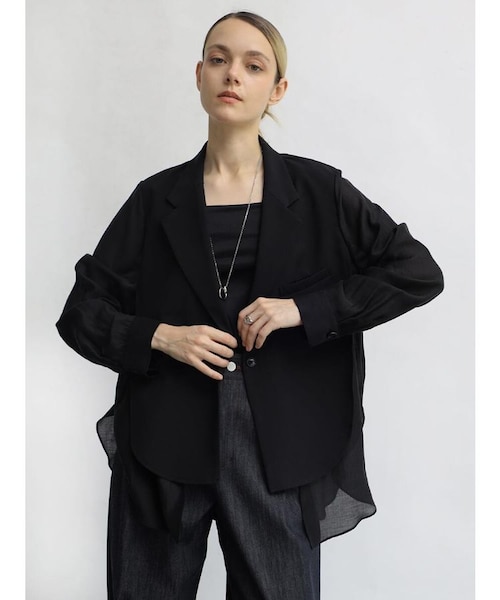 ★SALE picone シアーシャツジャケット シアードッキングシャツジャケット｜メドックの通販｜&mall