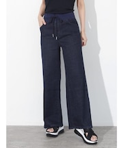 ドロストワイドデニムパンツ