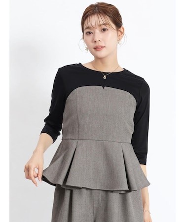 ペプラムビスチェドッキングTシャツ