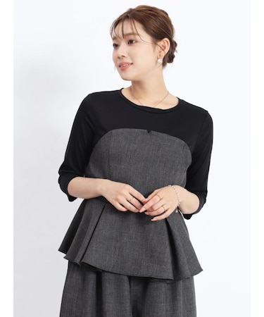 ペプラムビスチェドッキングTシャツ