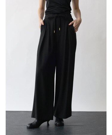 ドロストタックワイドパンツ