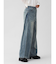 サイドタックストレッチデニムパンツ