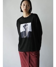 フォトプリントパールロングスリーブTシャツ
