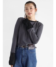 シアードッキングシャーリングトップス