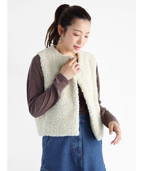 ECOPELカーリーファーベスト｜アーバンリサーチの通販｜&mall（アンド