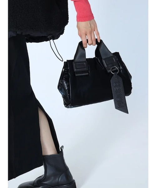 ⭐︎新品未使用⭐︎nouer ショルダーかごバッグ black 2025年最新】Yahoo!オークション -nouer バッグの中古品・新品・未使用