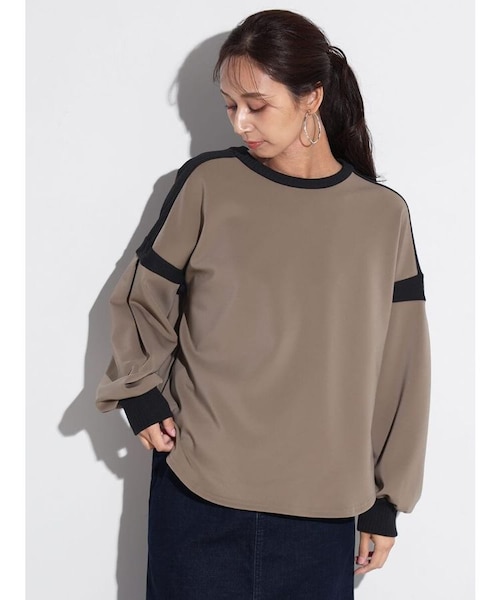 完売品✨ ENFOLD ハイネック リブ バイカラー プルオーバー マルチカラー Xys様専用ENFOLD ハイネックリブバイカラー プルオーバー