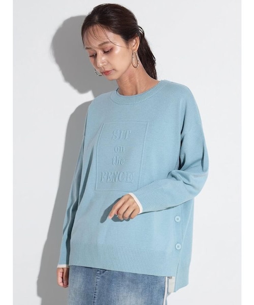 エンボスロゴニットプルオーバー｜メドックの通販｜&mall