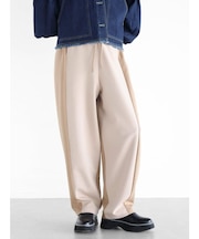 バイカラースウェットパンツ