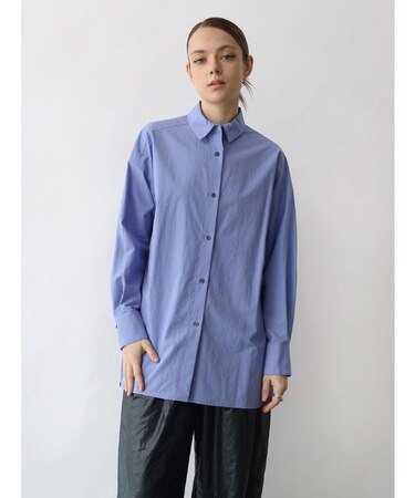 コットンタフタオーバーシャツ