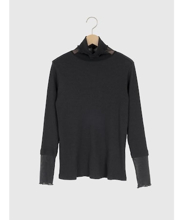 シアードッキングハイネックメロウトップス