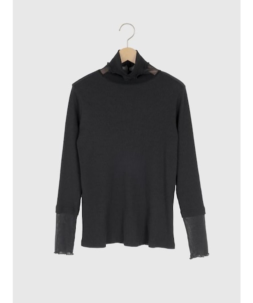 シアードッキングハイネックメロウトップス