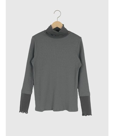 シアードッキングハイネックメロウトップス