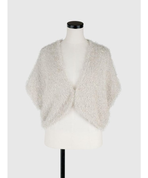 ラメシャギーニットボレロ