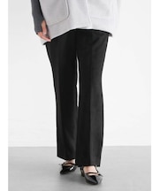 フェイクスウェードピンタックストレートパンツ