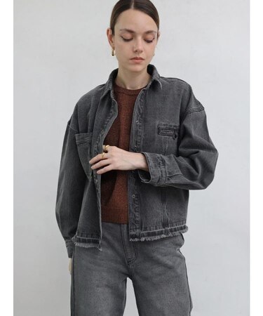 カットオフデニムジャケット