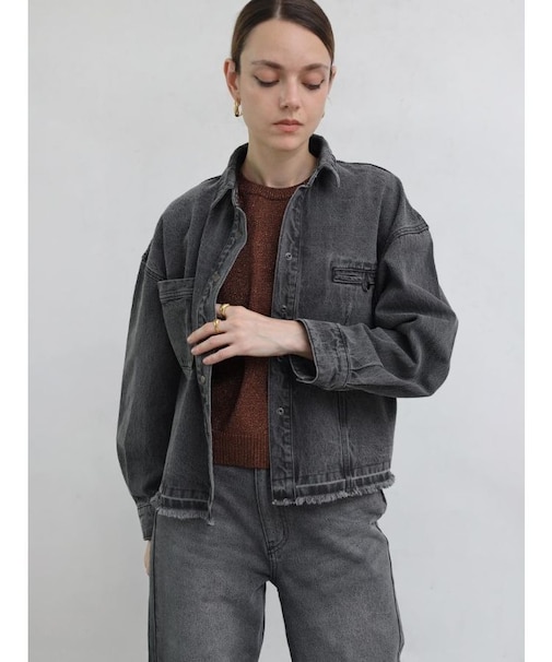 カットオフデニムジャケット