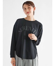 "SERENITY"プリントロゴプルオーバー