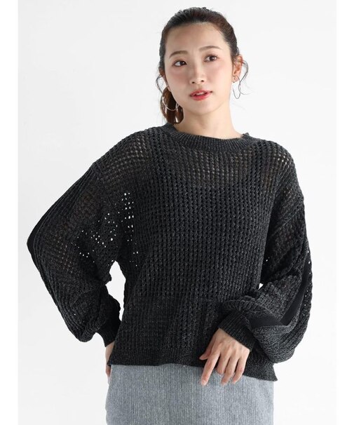 モールメッシュニット