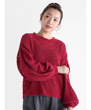 モールメッシュニット