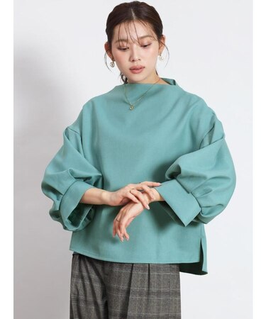 ボリュームスリーブブラウス