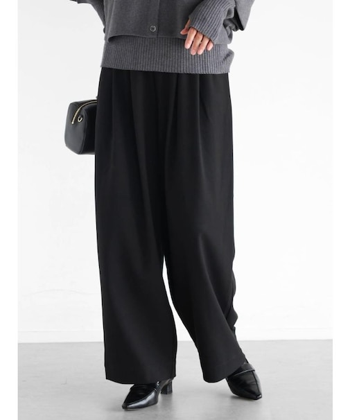 ツイルコクーンシルエットパンツ