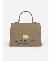 メッセージプリント2wayスクエアバッグ