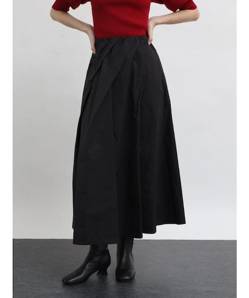 セミフレアタックデザインスカート