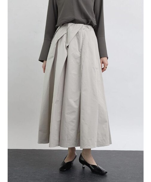 セミフレアタックデザインスカート