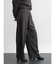 サイドタックストレッチワイドパンツ